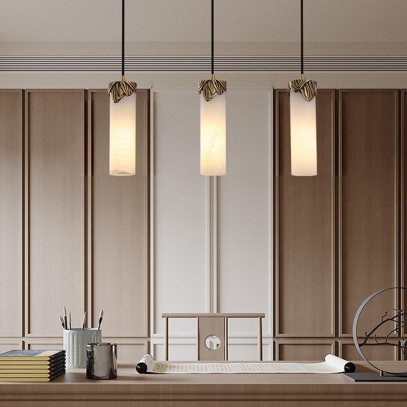 Aellenia Une | Alabaster Cluster Chandelier - Detail View #4 | HomeCartel