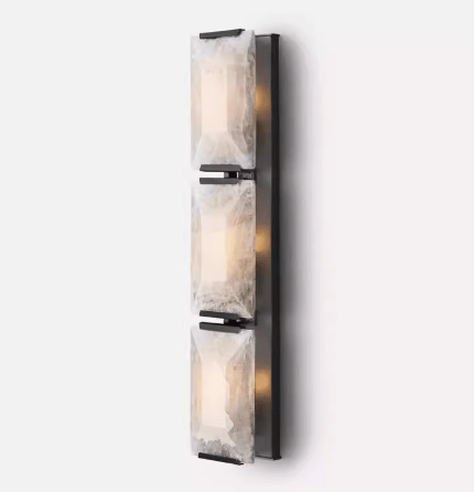 Cylara Une | Alabaster Wall Light - Detail View #3 | HomeCartel