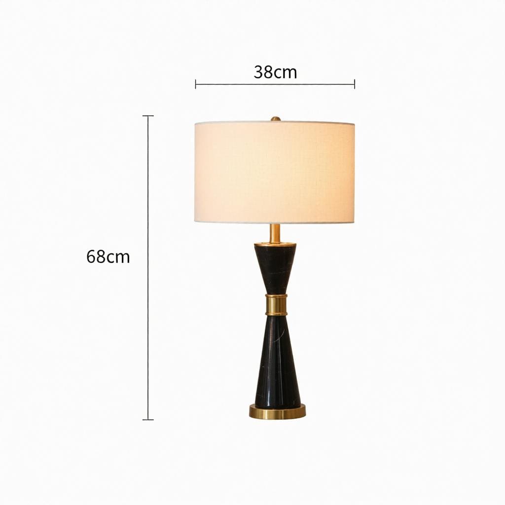 Eyres Deux | Shaded Table Lamp - Detail View #6 | HomeCartel