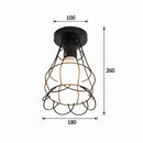 Paelindora | Semi Flush Mounted Light