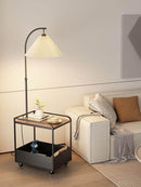 Qirellia B | Integrated Shelf Floor Lamp