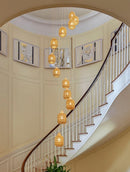 Elowrith | Rattan Cluster Chandelier