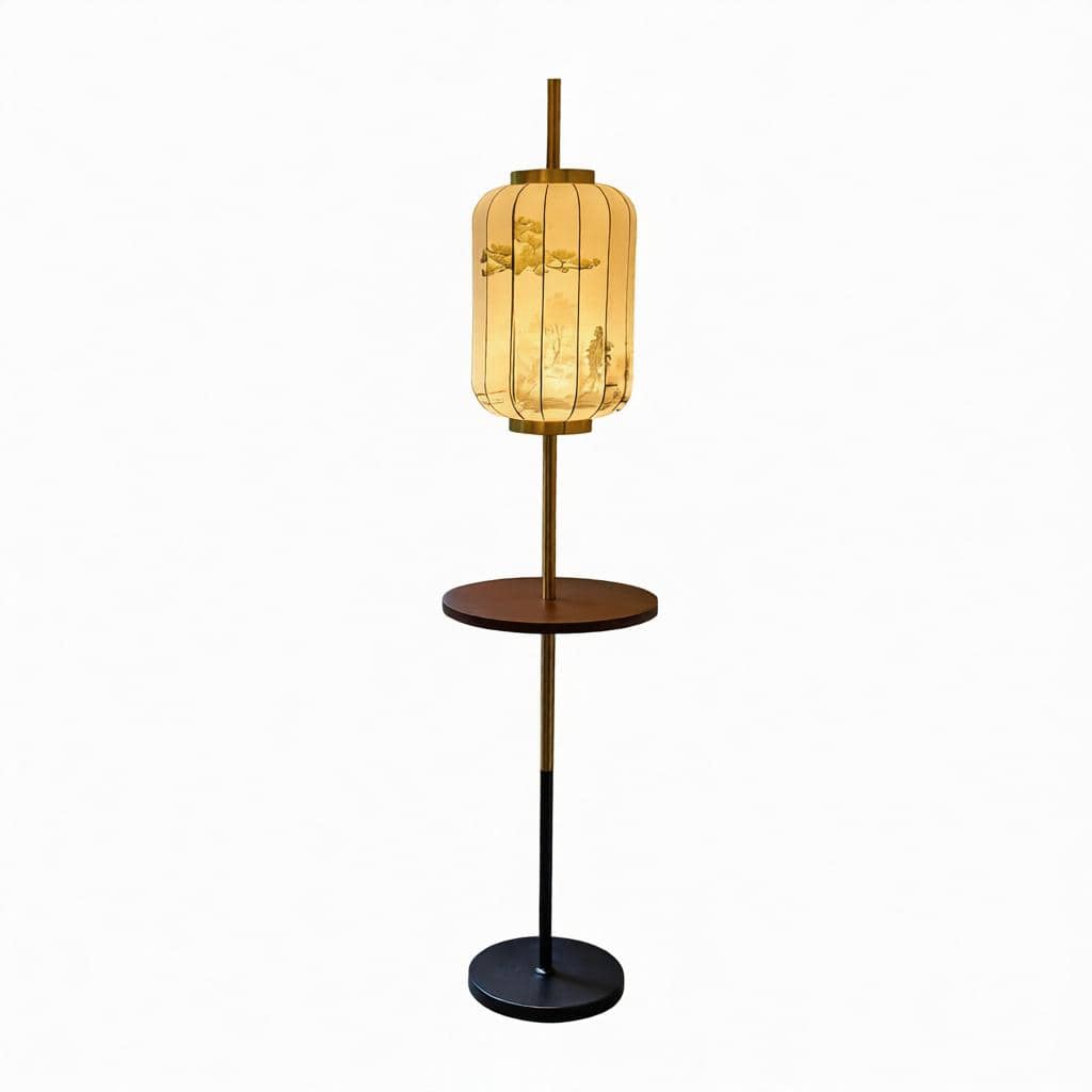 Norelis | Integrated Shelf Floor Lamp - Modern Floor Lamp | HomeCartel Philippines