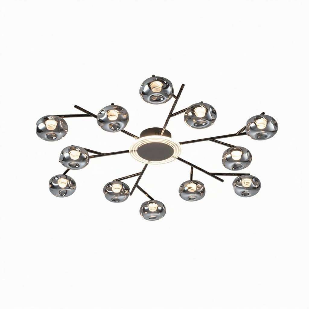Erinelle | Semi Flush Mounted Light - Detail View #4 | HomeCartel