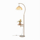 Faylira | Integrated Shelf Floor Lamp
