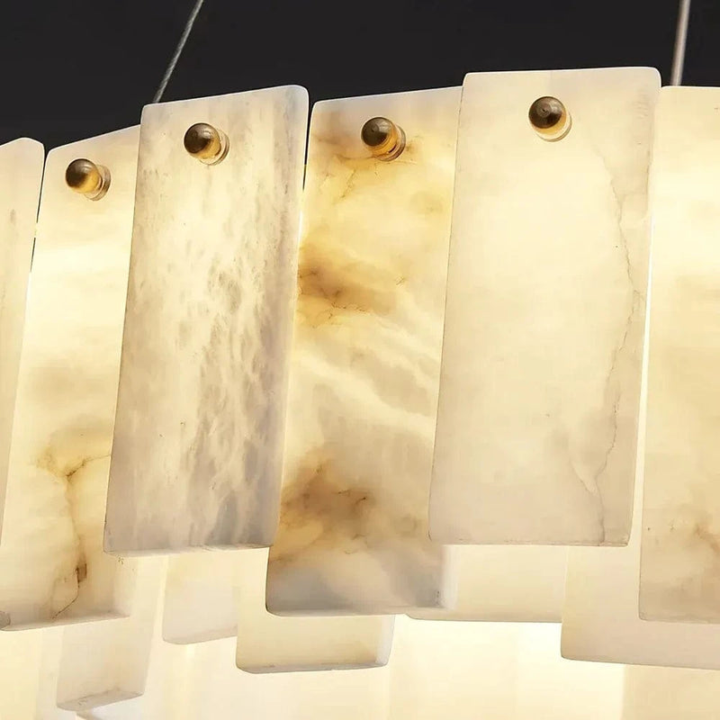 Tylindra Deux | Alabaster Chandelier