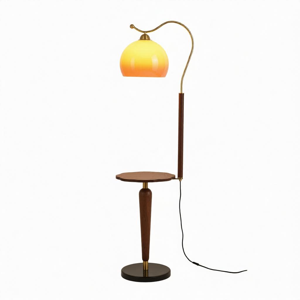 Virellune B | Integrated Shelf Floor Lamp - Detail View #6 | HomeCartel