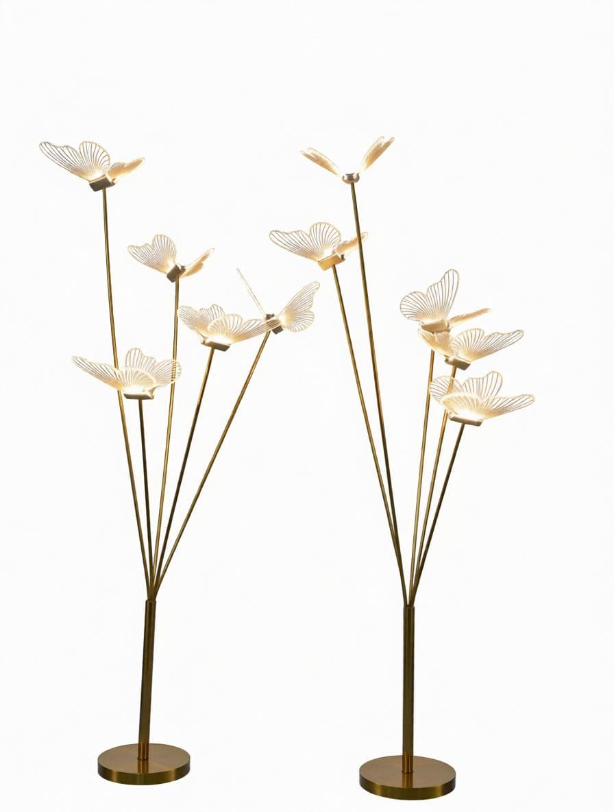 Thalunir I Crystal Floor Lamp - Detail View #2 | HomeCartel