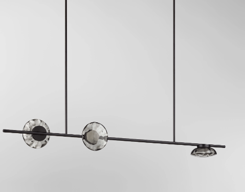 Haldane | Glass Modern LED Chandelier - Home Cartel ®
