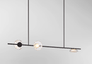Haldane | Glass Modern LED Chandelier