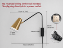 Mavessa Deux | Wall Light Swing Arm