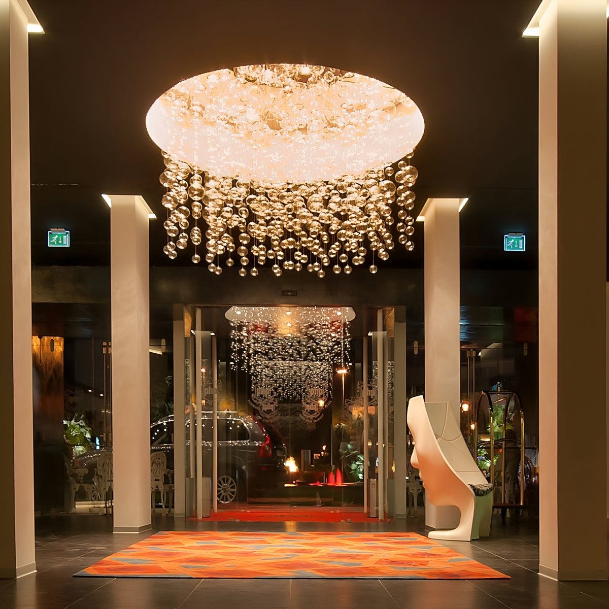Magnetize | Modern LED Cluster Chandelier - Detail View #2 | HomeCartel