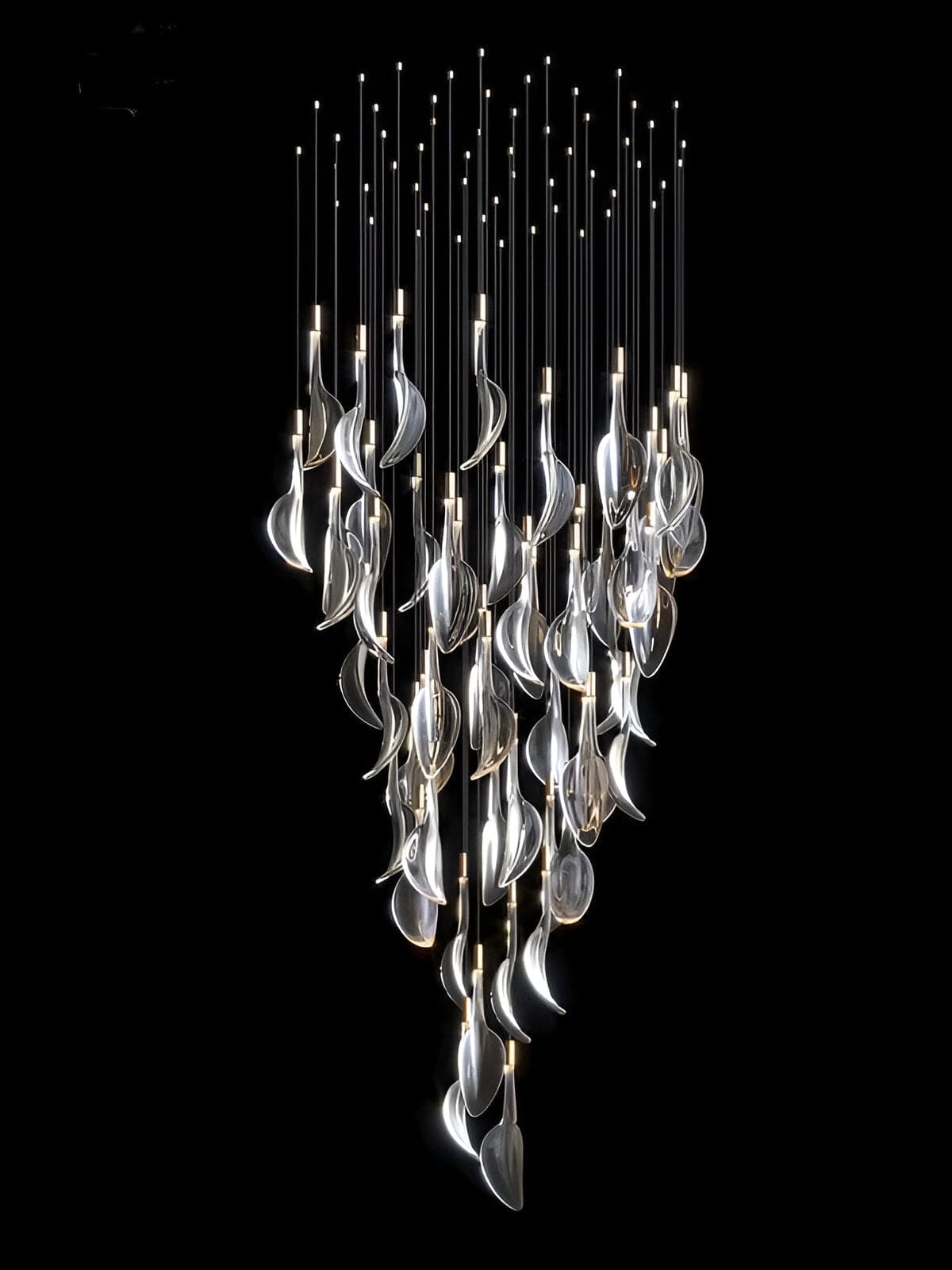 Perspective | Modern LED Cluster Chandelier - Modern Cluster Chandelier | HomeCartel Philippines