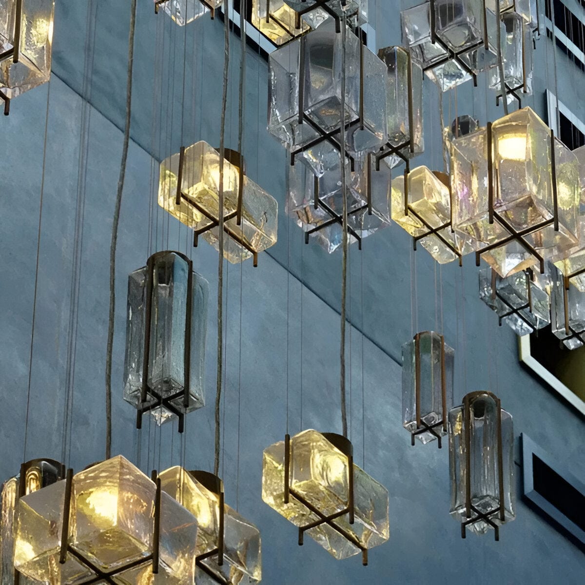 Identity | Modern LED Cluster Chandelier - Detail View #4 | HomeCartel