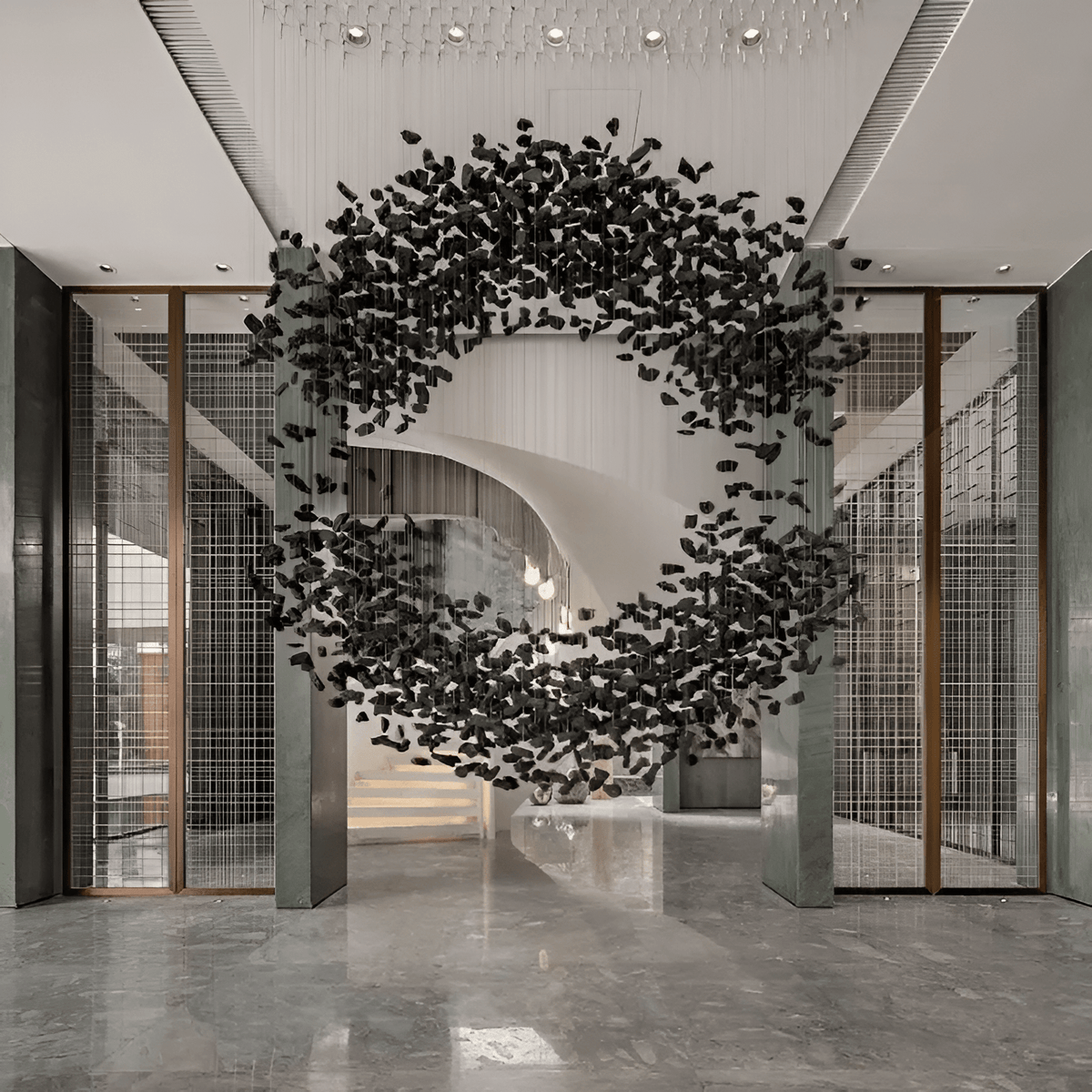 Prosperity | Modern LED Cluster Chandelier - Detail View #3 | HomeCartel