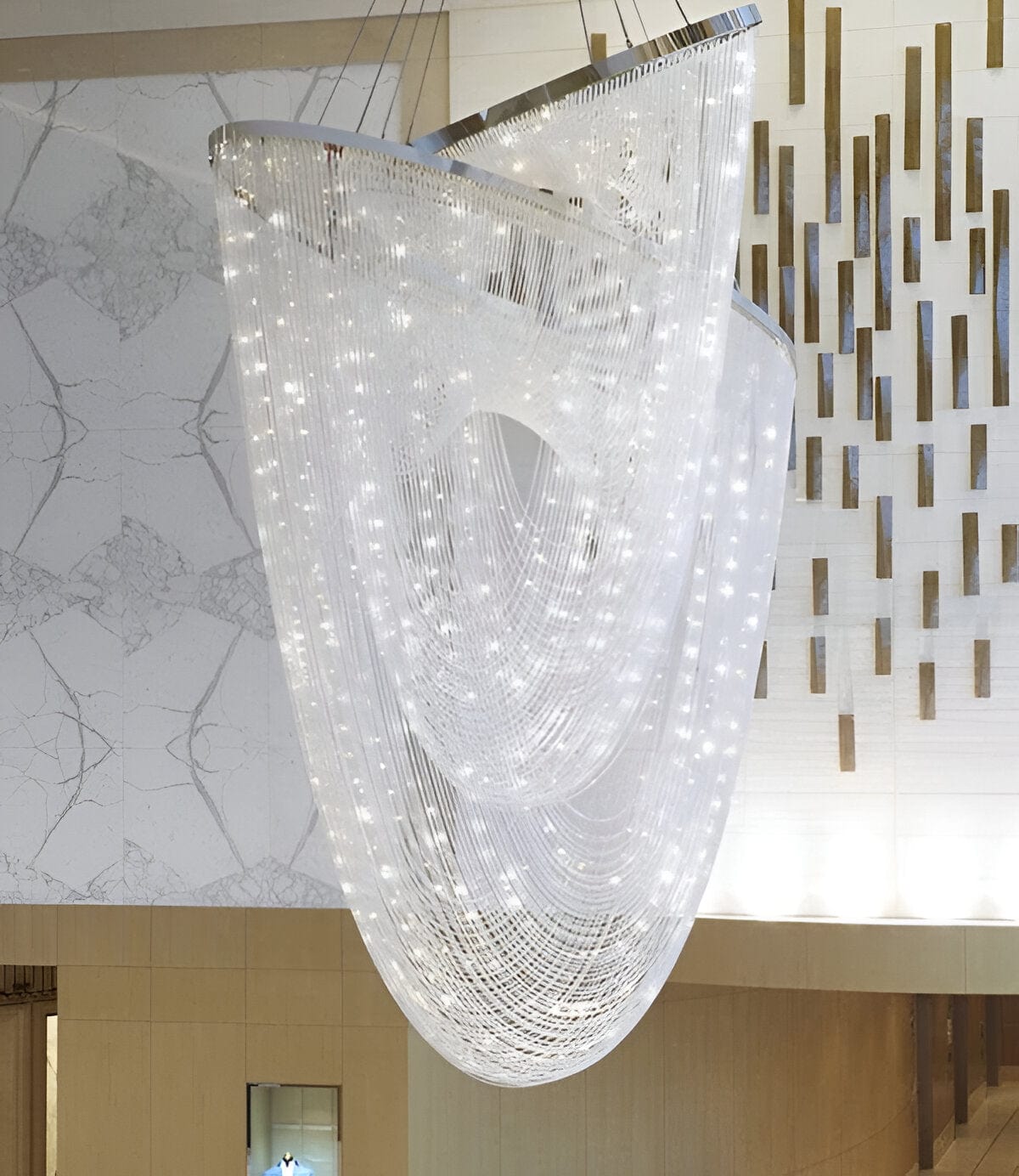 Vision | Modern LED Cluster Chandelier - Detail View #3 | HomeCartel