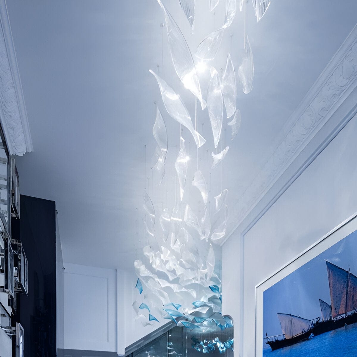 Tyvelon | Modern LED Cluster Chandelier - Detail View #3 | HomeCartel