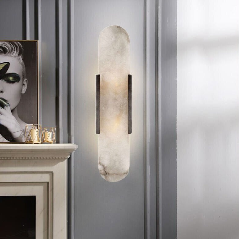 Leo | Alabaster LED Wall Light - Home Cartel ®