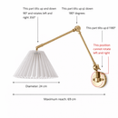 Selien | Wall Light Swing Arm - Home Cartel ®