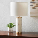 Amoura | Marble Table Lamp with Shade