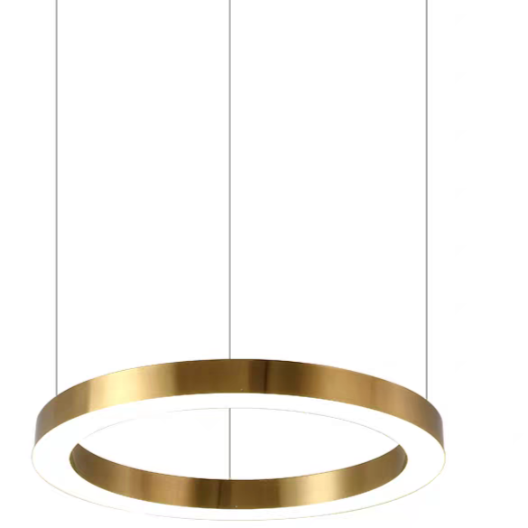 Halo | Modern Brass Chandelier - Home Cartel ®