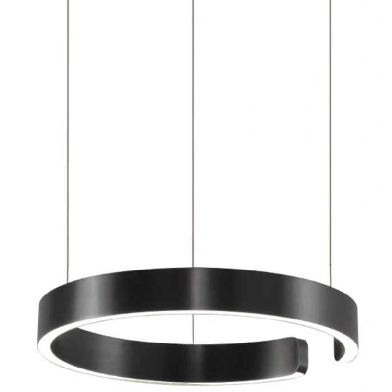 Umbriel | Modern LED Chandelier - Black