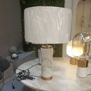 Amoura | Marble Table Lamp with Shade