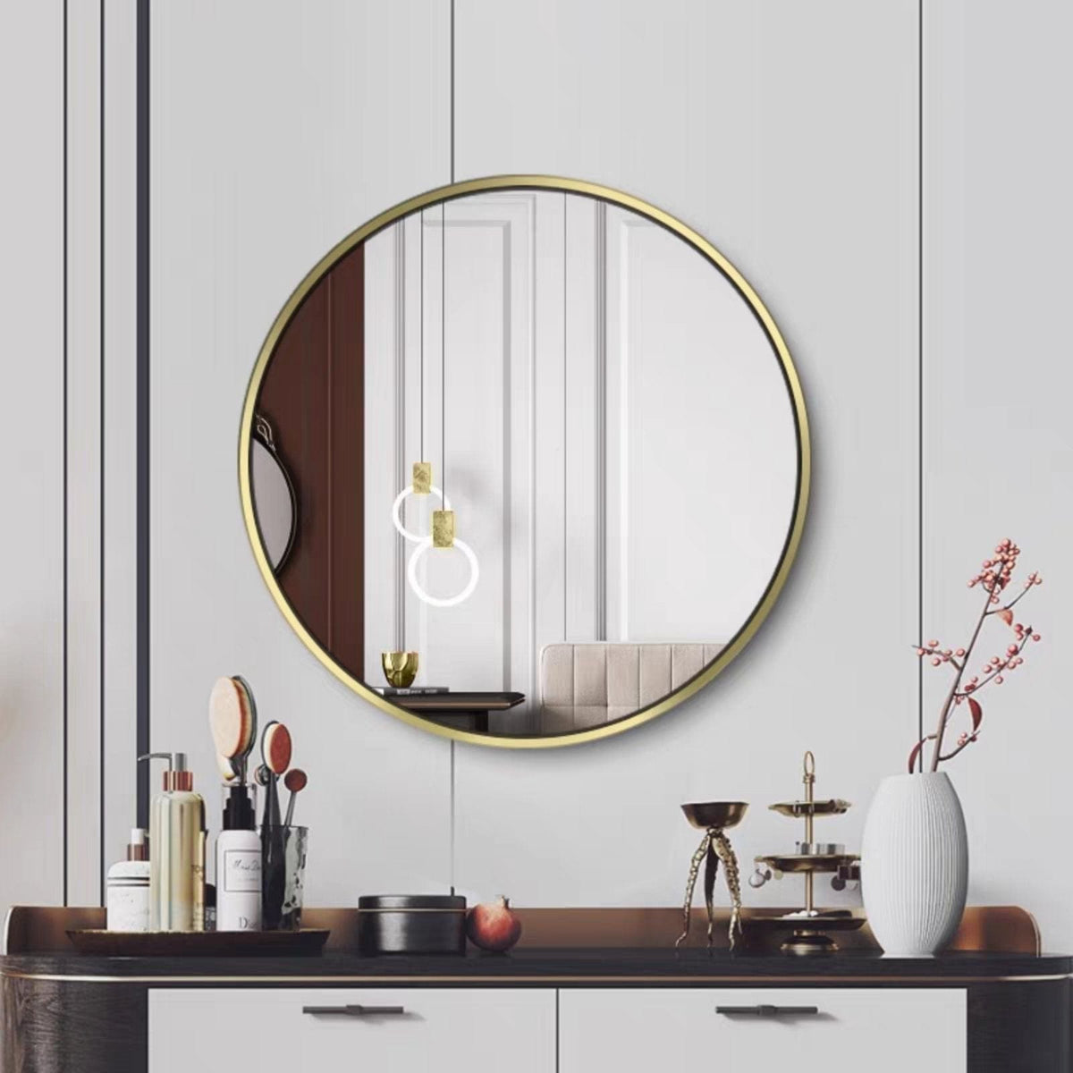 Gaara | Non-Lighted Mirror - Detail View #3 | HomeCartel
