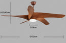 Chazrik | Lighted Ceiling Fan