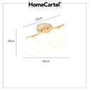 Honest | Semi Flush Mounted Light