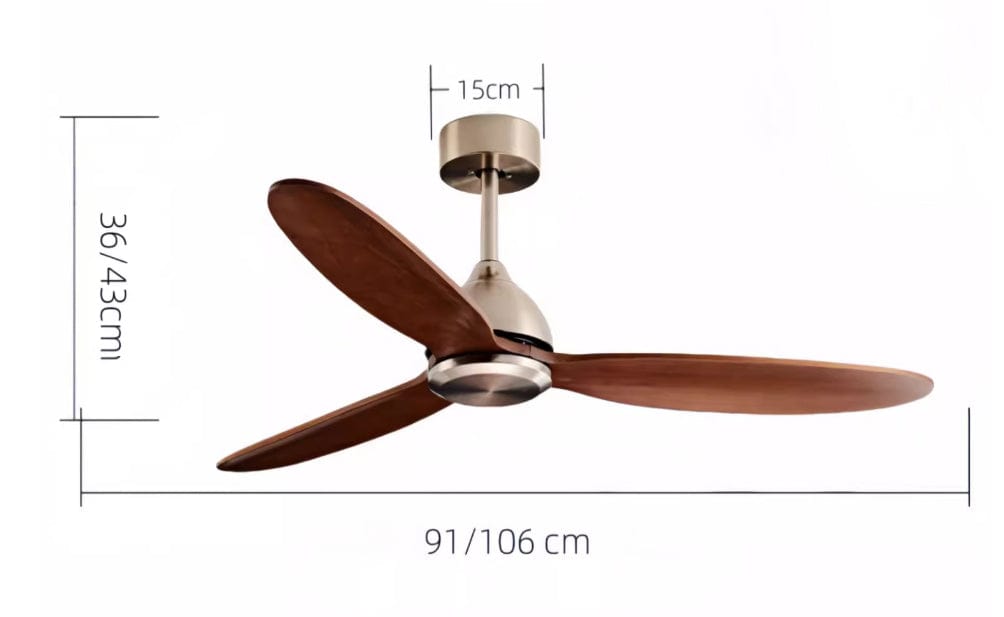 Fubuki | Three Blade Ceiling Fan - Detail View #3 | HomeCartel