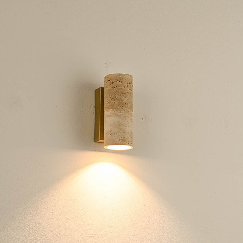 Veloria | Travertine Wall Light
