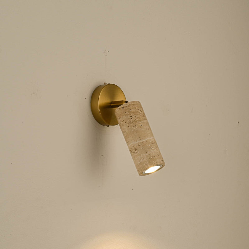 Solvane | Travertine Wall Light