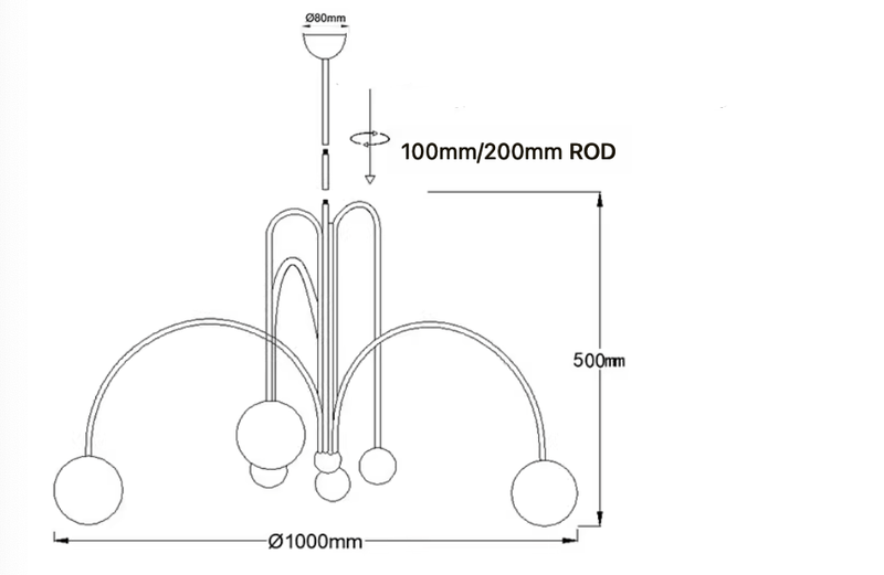 Brigid | Modern Chandelier