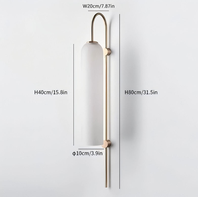 Agneta Deux | Glass Modern Wall Light
