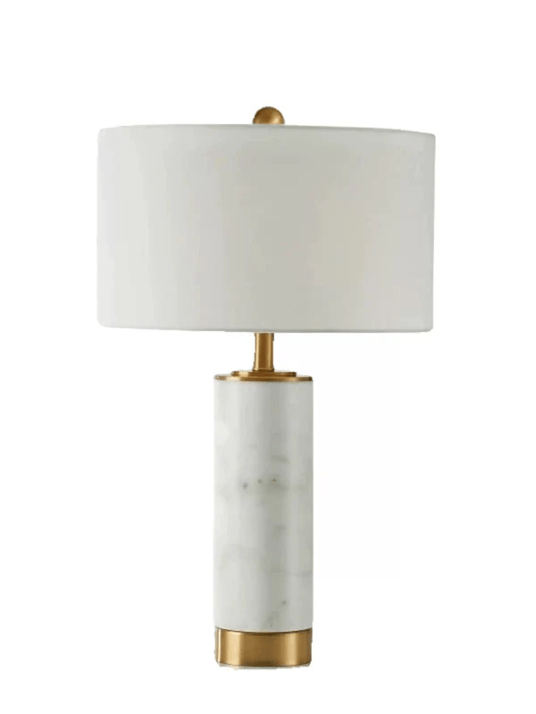 Amoura | Marble Table Lamp with Shade - Home Cartel ®