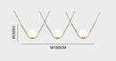 Lua Trois | Modern Pendant Light