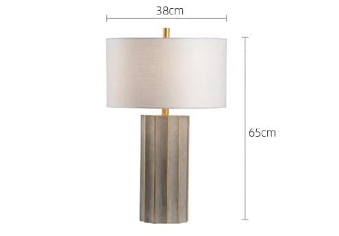 Marianna | Ceramic Table Lamp with Shade - Home Cartel ®