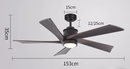 Khufra | Lighted Ceiling Fan - Home Cartel ®