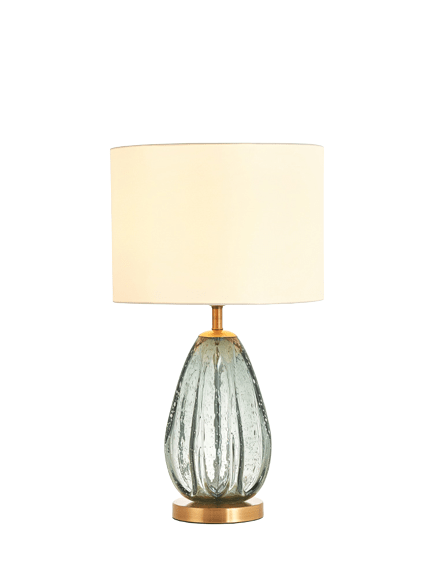 Isabela | Glass Table Lamp with Shade - Home Cartel ®
