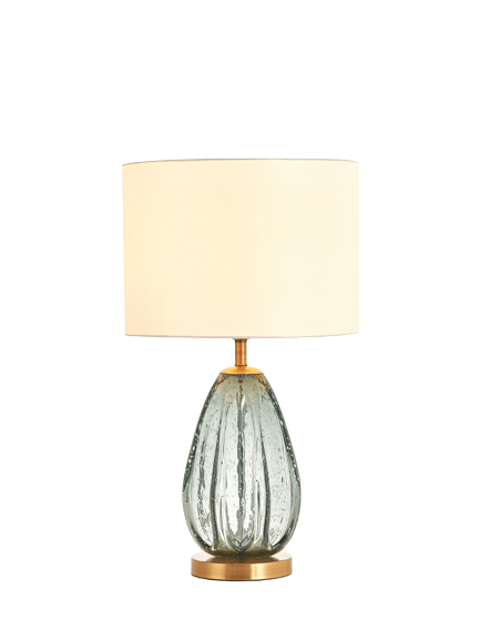 Isabela | Glass Table Lamp with Shade