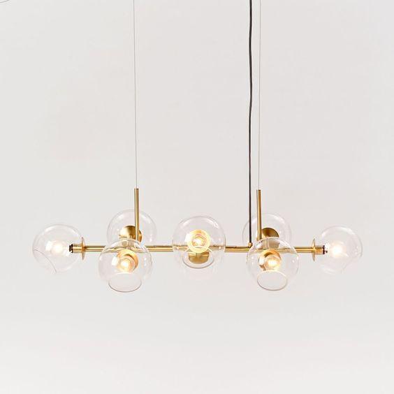 Eira 8 Staggered Glass | Chandelier - Home Cartel ®