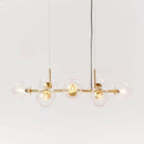 Eira 8 Staggered Glass | Chandelier - Home Cartel ®
