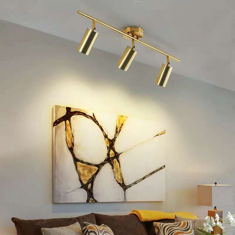 Asva 3 Heads | Brass Track Light - Home Cartel ®