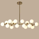Thilly | Frosted Ball Chandelier - Home Cartel ®