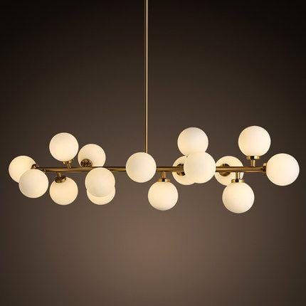Thilly | Frosted Ball Chandelier - Home Cartel ®