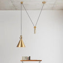 Elsa | Adjustable Brass Pendant Light - Home Cartel ®