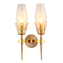 Lyon 2 |  Luxxe Glass Wall Sconce - Home Cartel ®