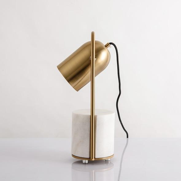 Bowery | Modern Table Lamp with Marble Base