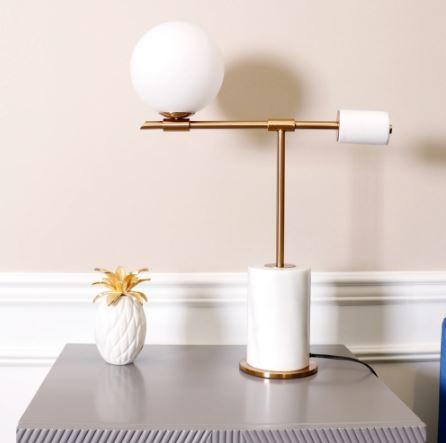Ursuline | Modern Table Lamp with Marble Base